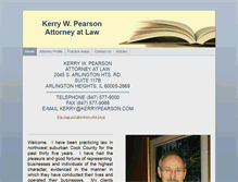 Tablet Screenshot of kerrypearson.com